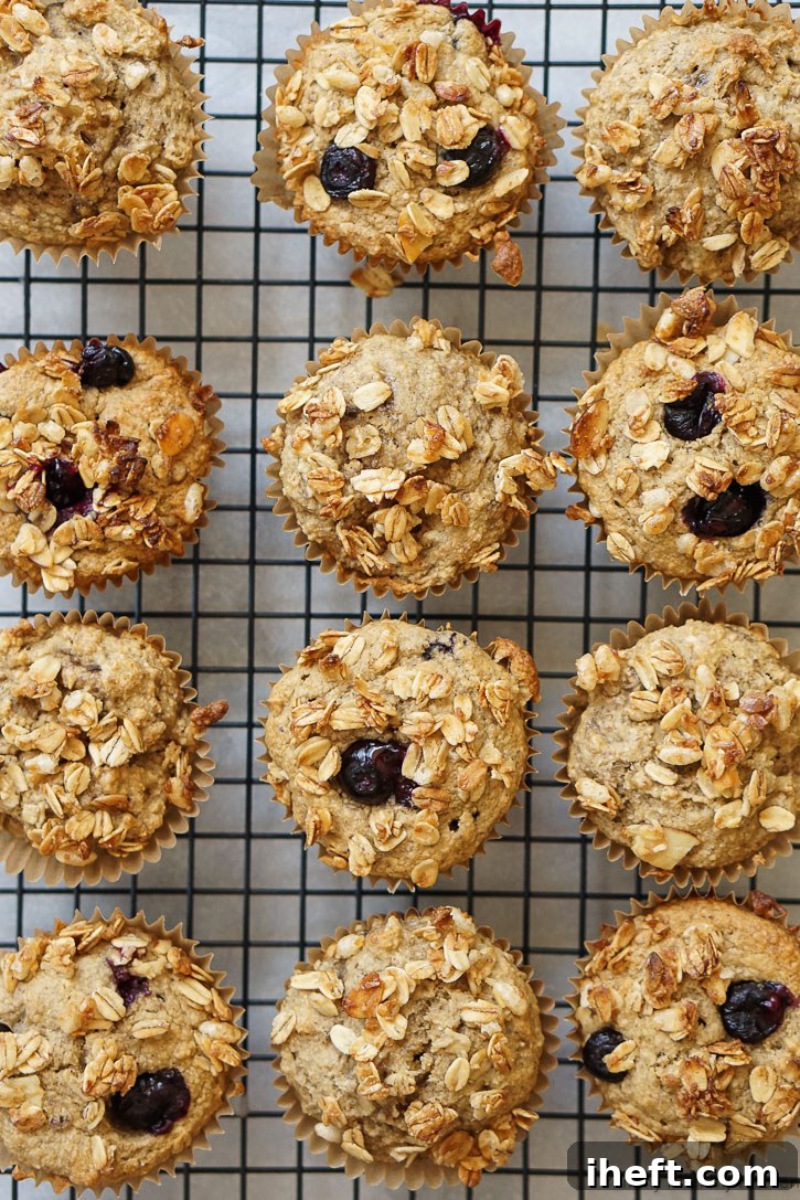 Gluten-Free Banana Oat Muffins recipe card summary