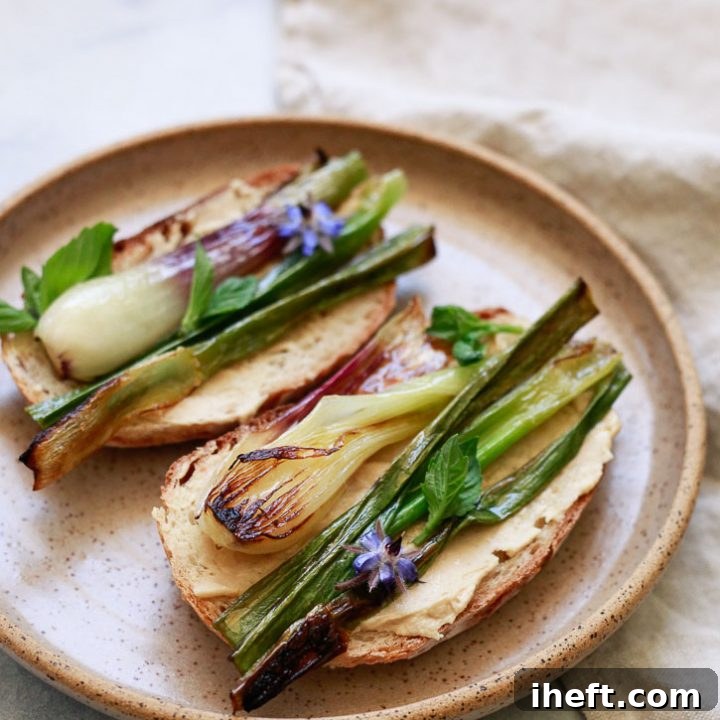 Spring Onion Toasts