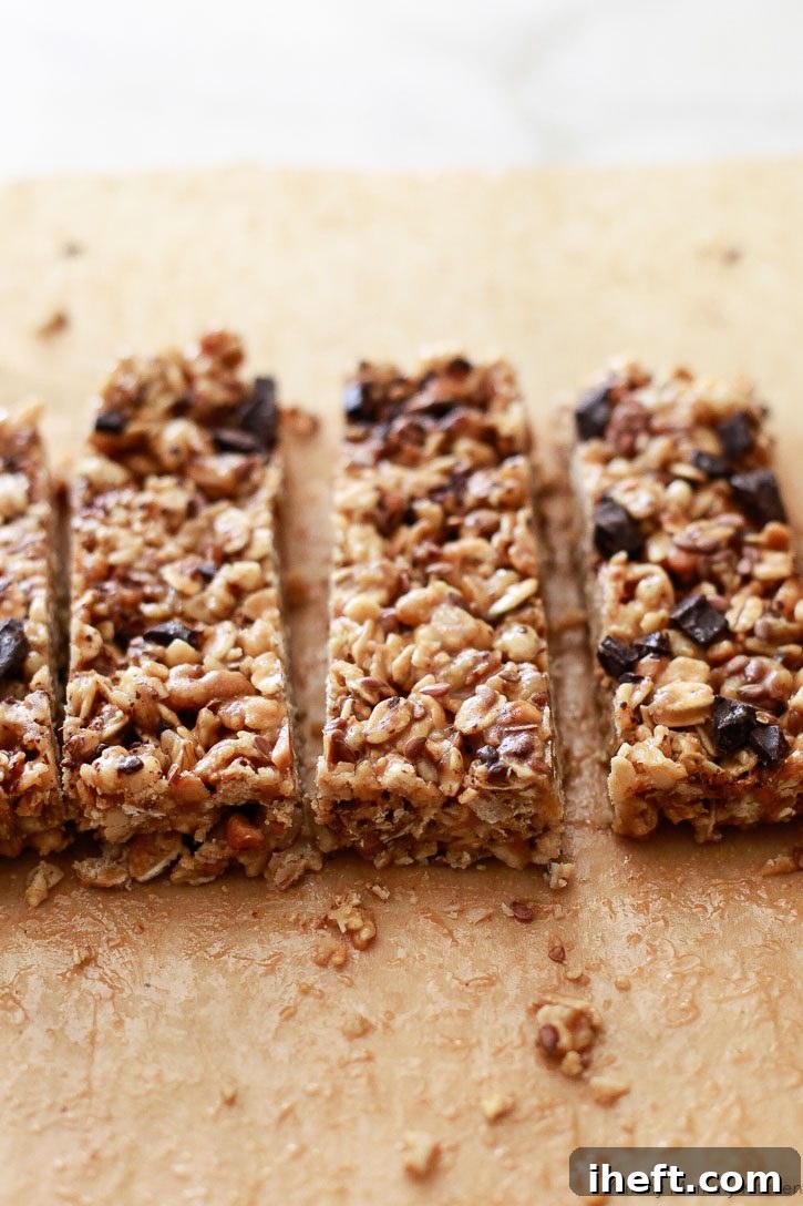 Easy homemade crunchy granola bar recipe made with pre-made granola. 