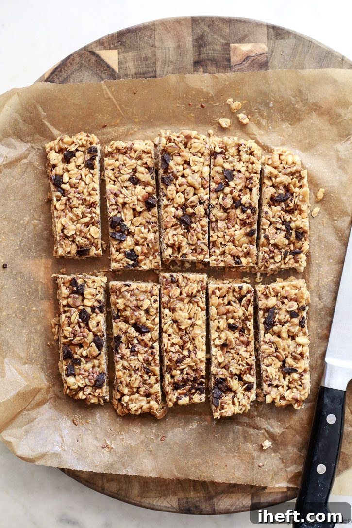 Homemade No-Bake Granola Bars made with pre-made granola are an easy and delicious treat. 