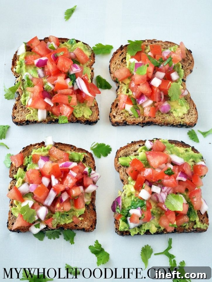 A creative southwestern avocado toast topped with vibrant seasonings and ingredients.