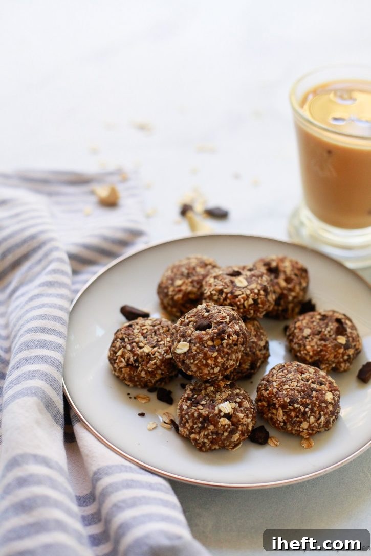 A delightful plate of healthy no-bake oatmeal cookies, showcasing their homemade appeal. This easy no-bake cookie recipe is both vegan and gluten-free, making it suitable for various dietary needs.