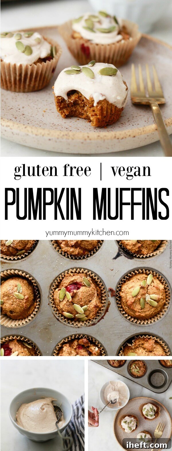 These amazing healthy pumpkin muffins are vegan and gluten-free! Made with a little coconut oil and maple syrup, they are low sugar and low fat.