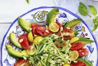 Fresh Zucchini Ribbon Salad