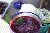 Versatile Mulberry Mint Margaritas