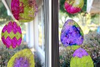 Watercolor Coffee Filter Easter Eggs