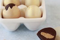 Wholesome Homemade Vegan Sugar Free Peanut Butter Chocolate Eggs