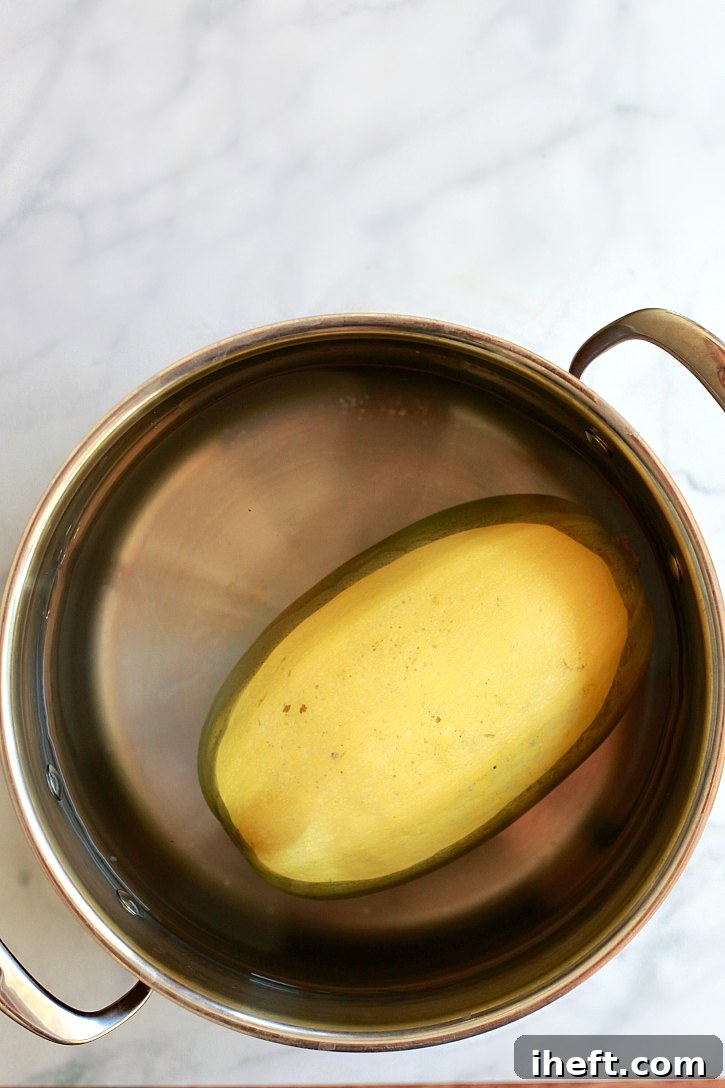 Discover the easiest ways to cook spaghetti squash, including boiling a whole squash on the stovetop for a convenient and simple dinner solution.