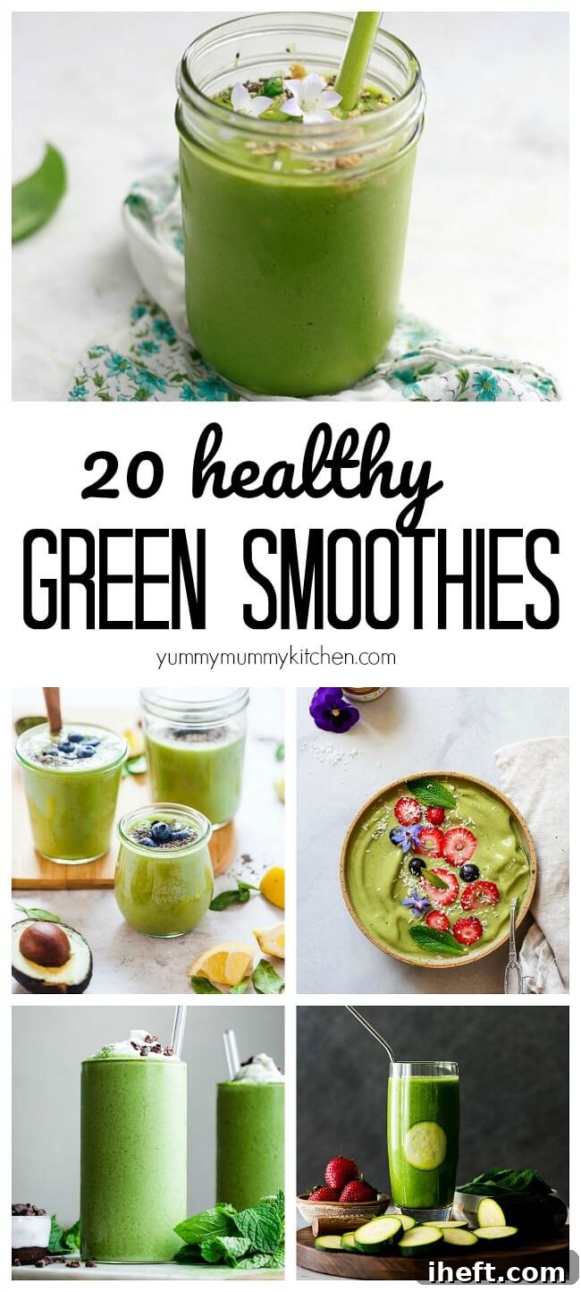 Best healthy vegan green smoothie recipes and how to make a green smoothie.