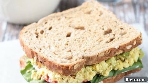 A refreshing and flavorful curried tofu salad