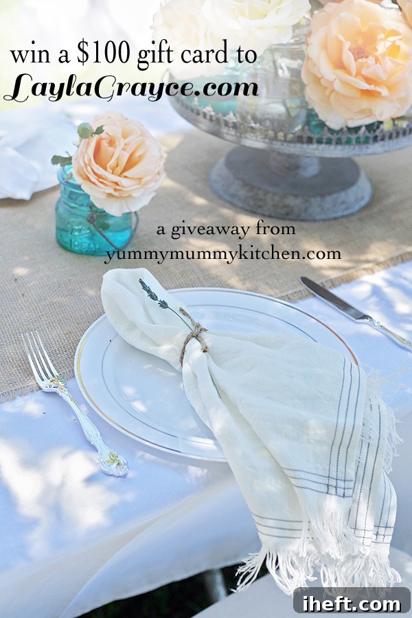 A $100 Layla Grayce gift card for a giveaway