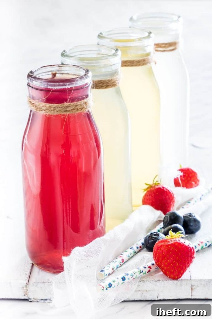 An appetizing image of Instant Pot Infused Water featuring four distinct and delicious flavors, emphasizing the critical importance of proper hydration for robust liver and healthy skin support.