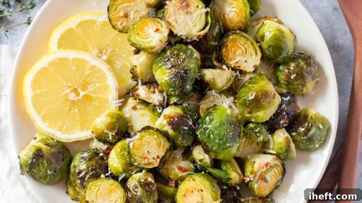 This delicious Lemon Parmesan Brussels Sprouts recipe makes for the perfect side dish or as a fresh tangy side to a meal prep for the week!