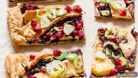 This beautiful tart would be perfect for holiday parties.