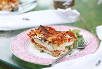 Vibrant Heirloom Tomato and Garden Greens Lasagna