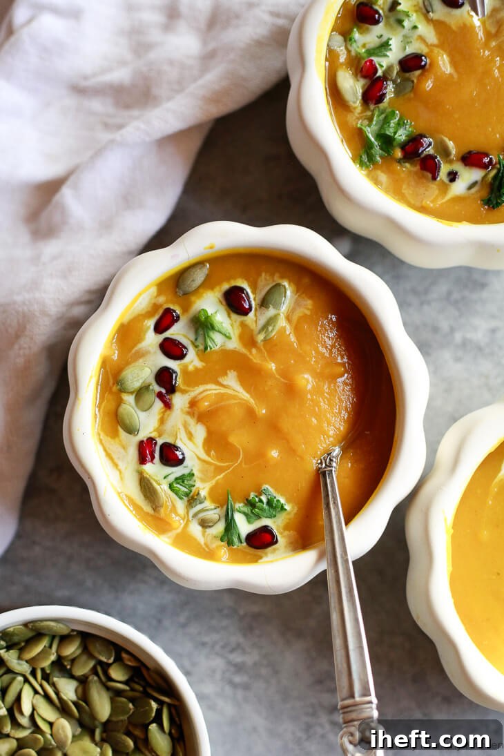 Curried Butternut Squash Pumpkin Soup