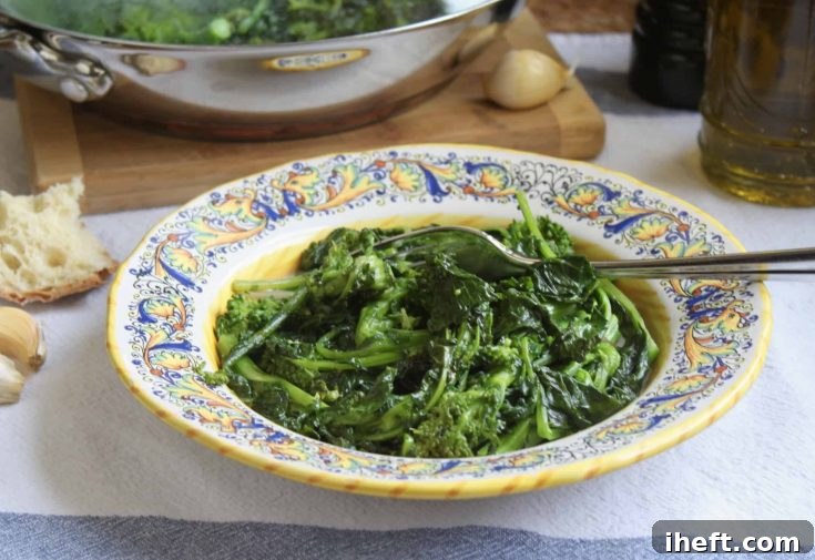 Sautéed Rapini (Broccoli Rabe or Raab)