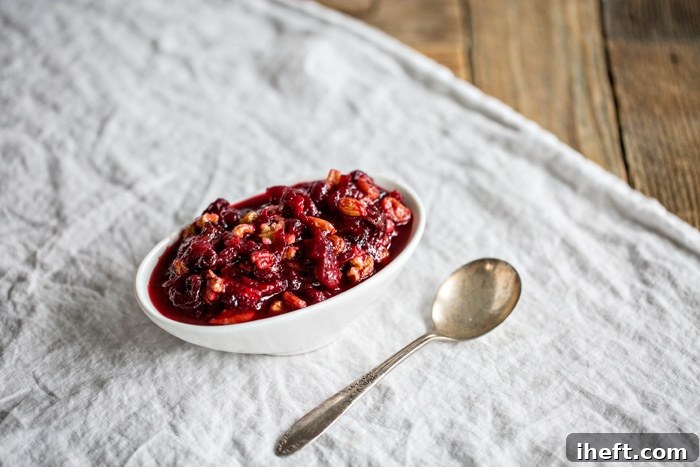 Cranberry Orange Walnut Relish