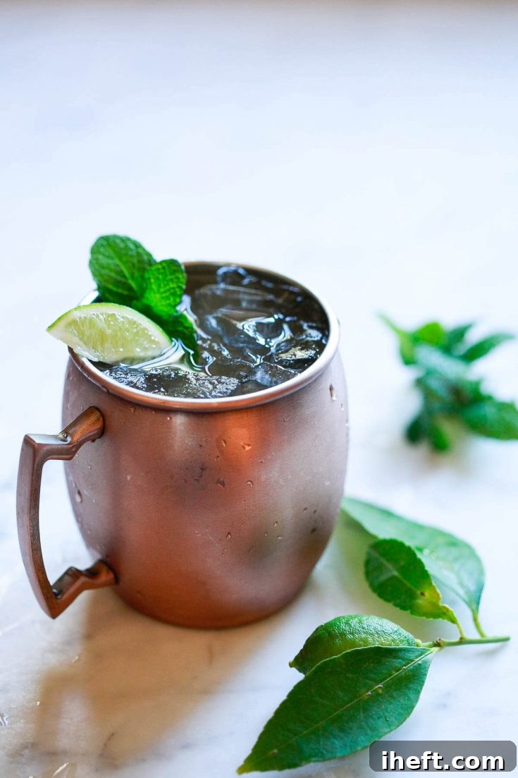 Pinterest icon for sharing this delicious Moscow Mule mocktail recipe.