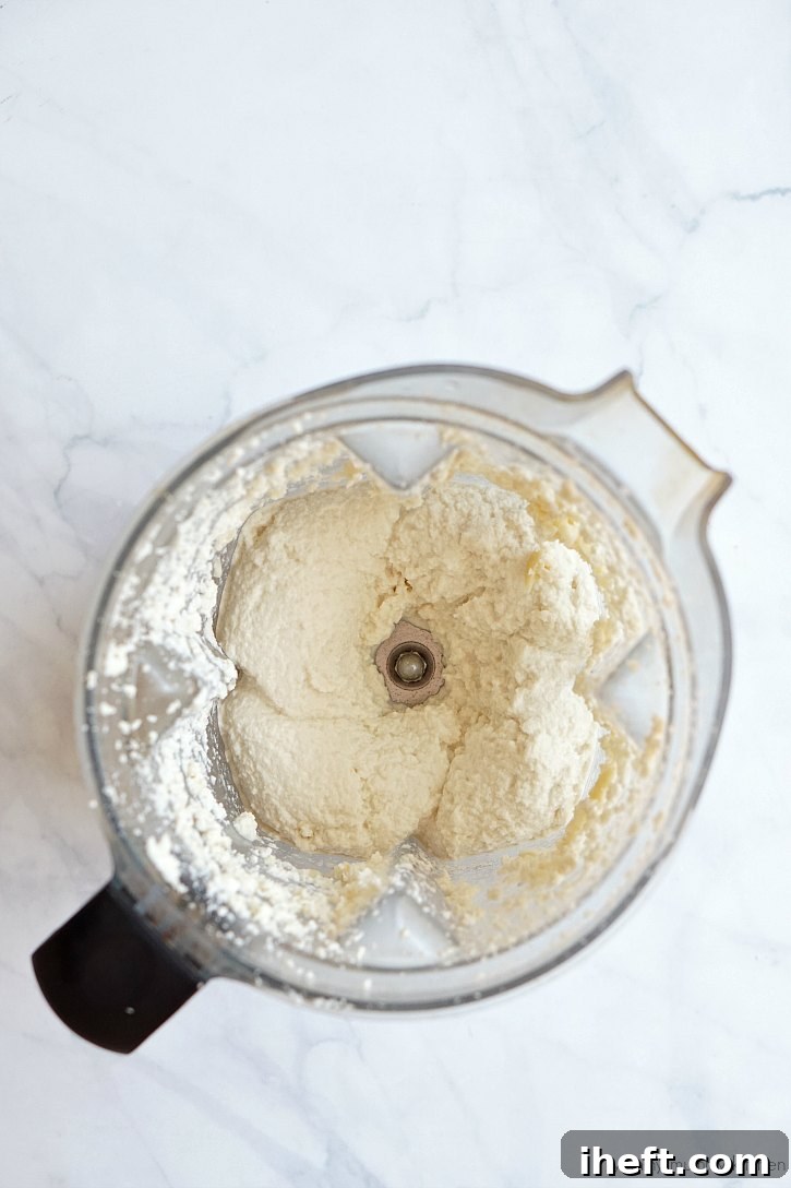 This vegan ricotta is easy to make in the vitamix and tastes even better than the real thing!
