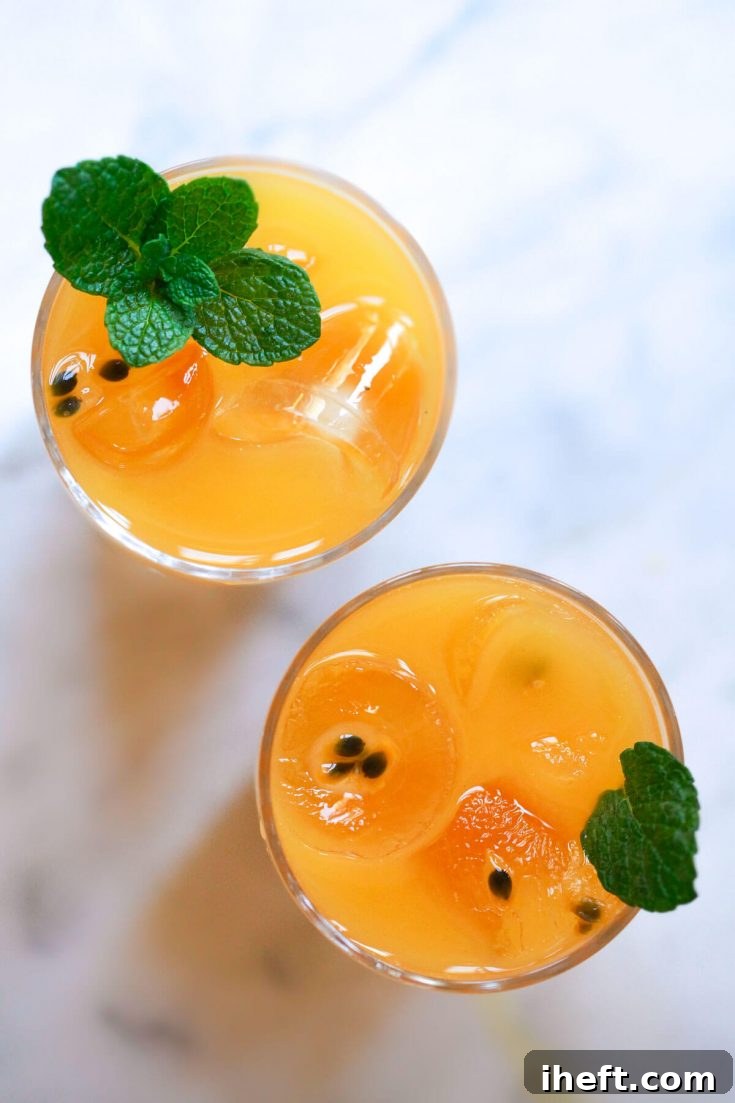 Lilikoi Passion Fruit Juice - a vibrant and refreshing tropical beverage