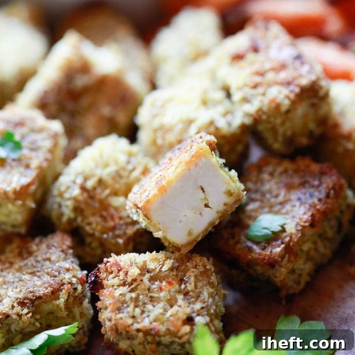 Crispy Baked Tofu Nuggets