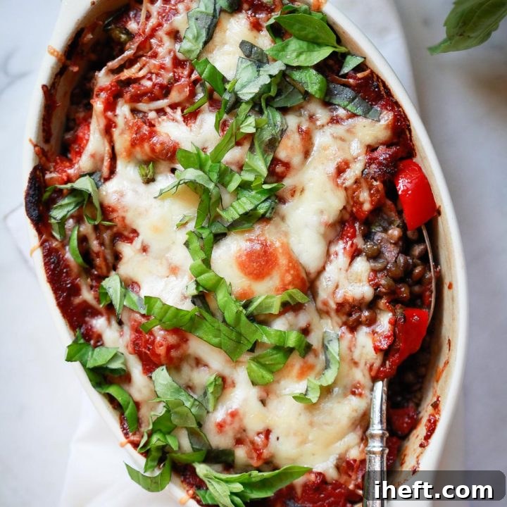 Italian Lentil Vegetarian Casserole 