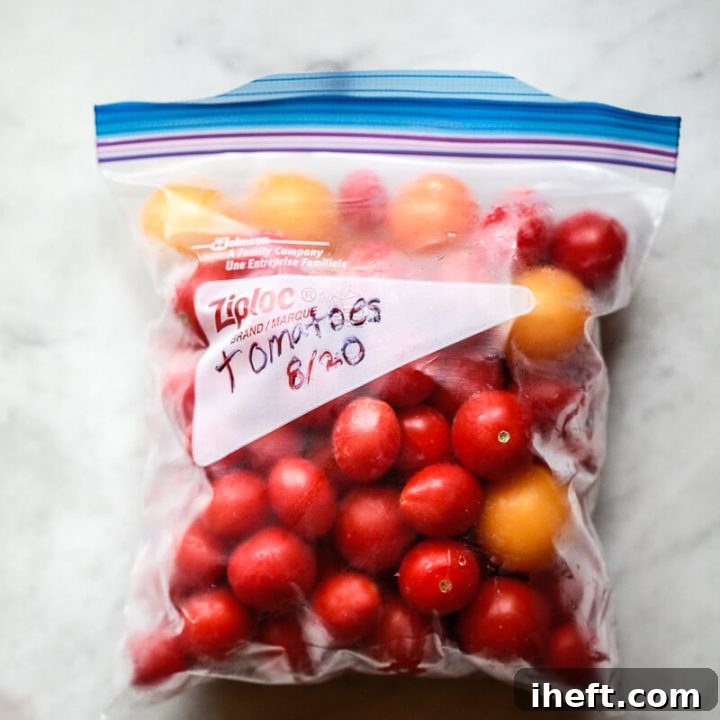 How to Freeze Tomatoes