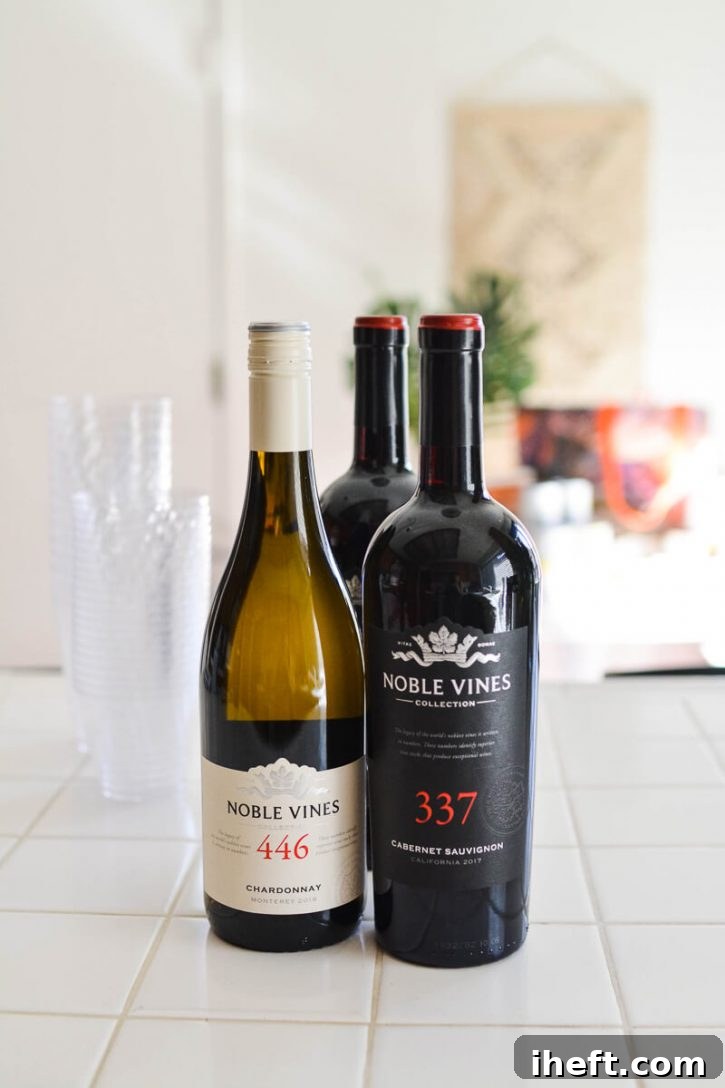 A charming outdoor scene featuring a red wine glass and a charcuterie board, perfectly capturing the cozy ambiance of a home wine tasting party.