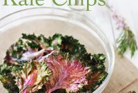 Crispy Purple Kale Chips Easy Healthy Snack