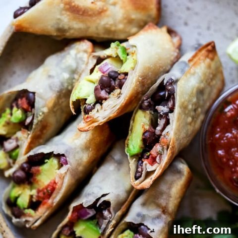 Air Fryer Avocado Egg Rolls 