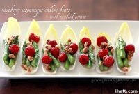 Vibrant Endive Salad with Raspberry Asparagus and Candied Pecans