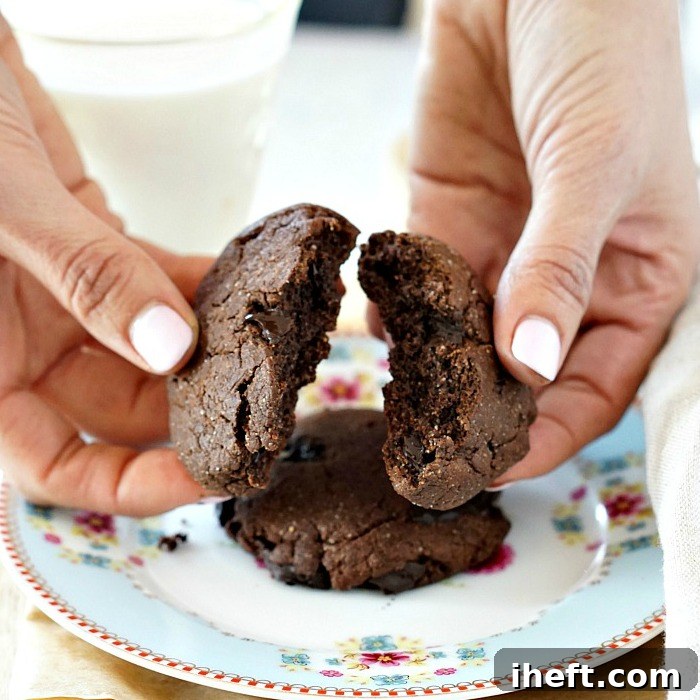 The best double chocolate cookies.
