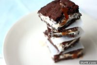 Fudgy Brownie Salted Caramel Coolers