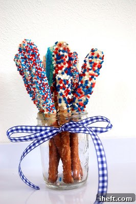 Easy and Festive Patriotic Pretzels for Independence Day