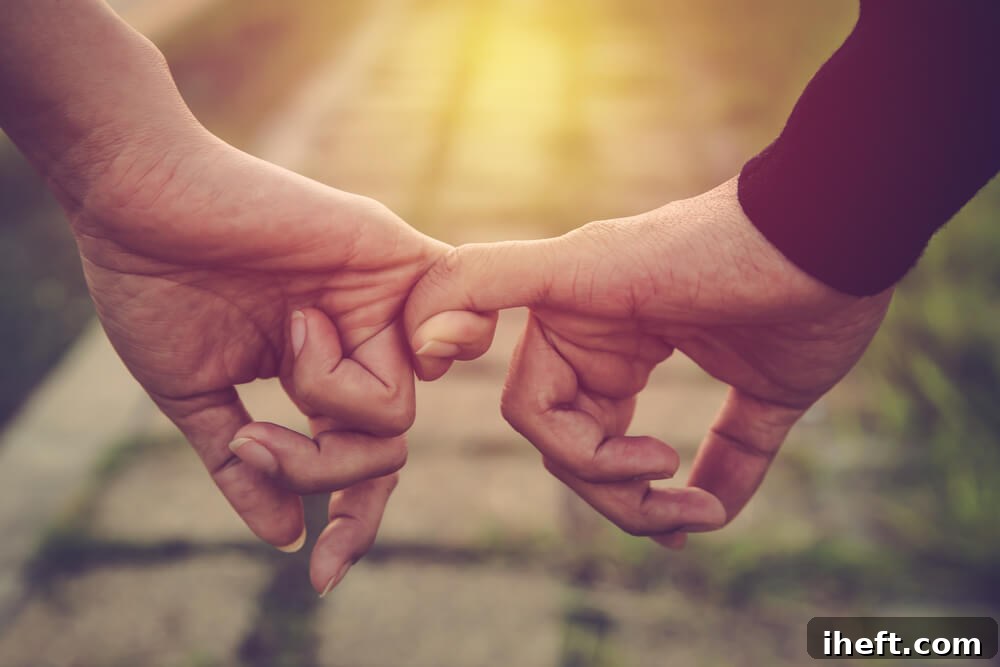 Holding hands 