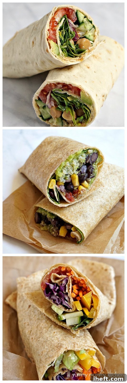 Delicious and healthy tortilla wraps perfect for packed lunches for both kids and adults.