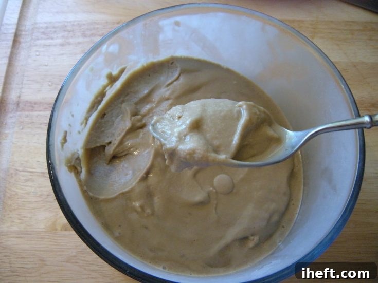Homemade coffee gelato ready to be served, a perfect representation of Italian dessert.
