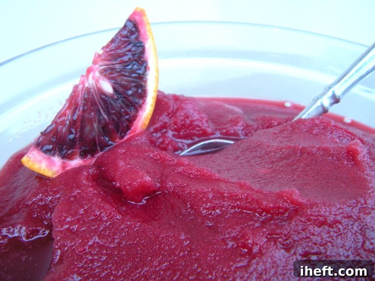 Blood Orange Sorbet Beyond Delicious
