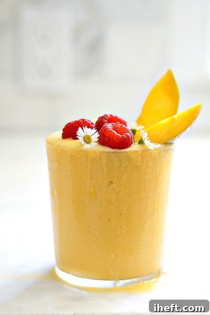 This tropical turmeric smoothie is a refreshing and delicious way to get a powerful superfood boost, perfect for any time of year.