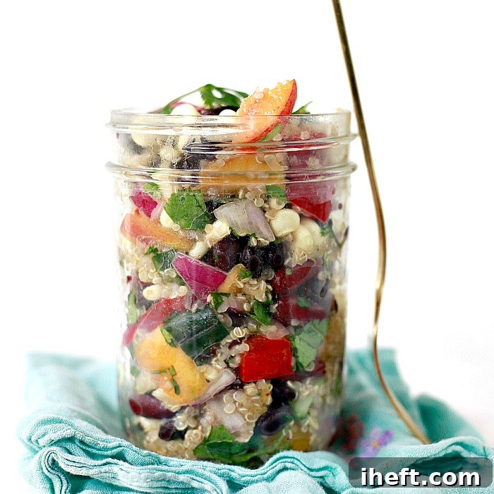 Share this delicious Vegan Quinoa Salad recipe on Pinterest for others to discover.