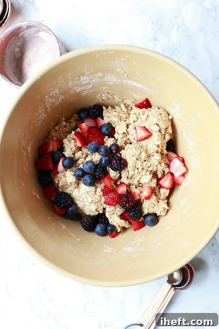 Step-by-step guide on how to make wholesome and delicious oatmeal scones, perfect for beginner bakers.