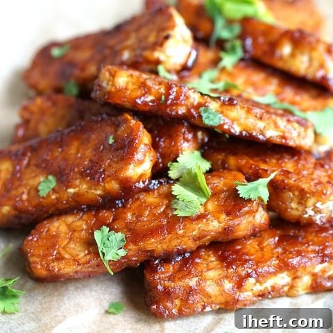 Easy Baked BBQ Tempeh