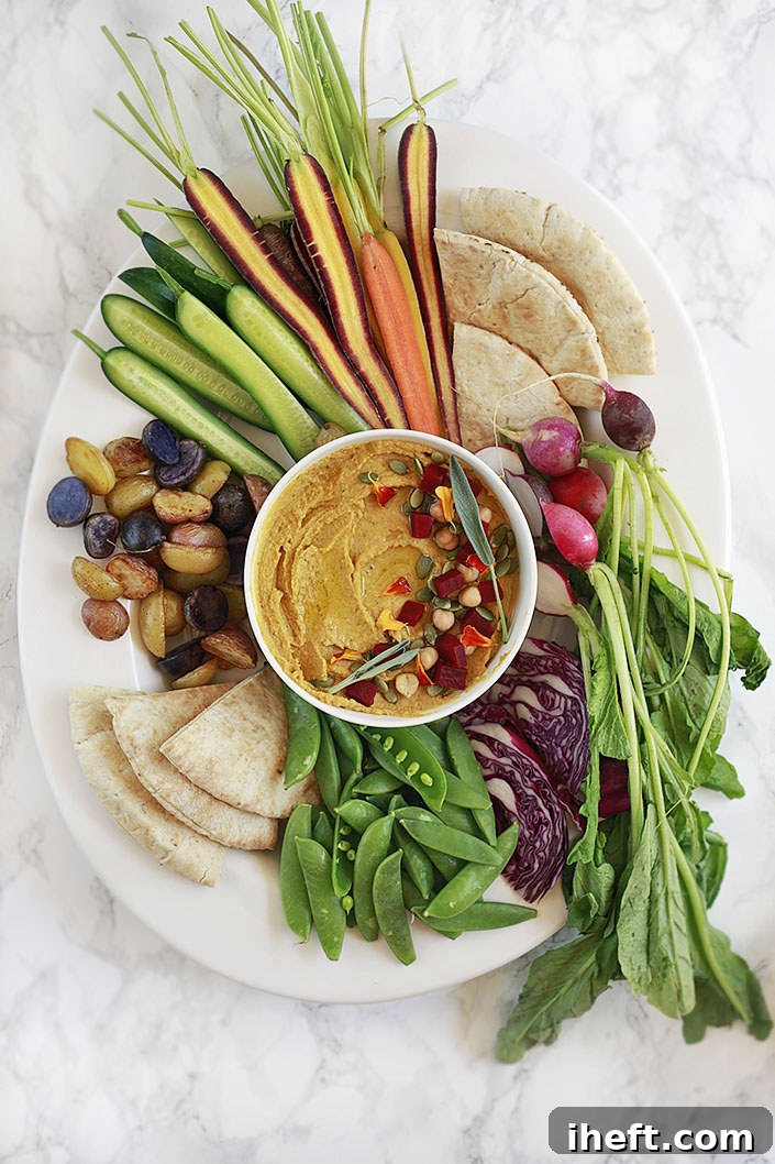 creamy pumpkin hummus recipe