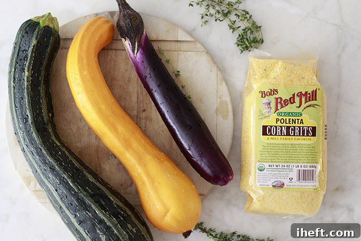 polenta ratatouille