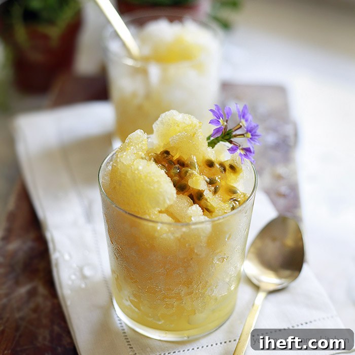 Delicious Natural Snow Cones made with fresh fruit juice, a perfect healthy summer dessert.